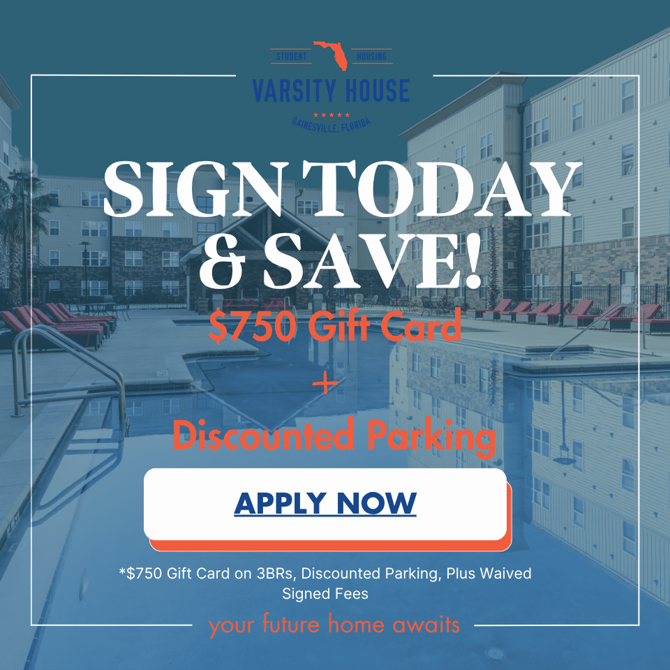 Sign today and save! $750 gift cardf and discounted parking. Apply now.